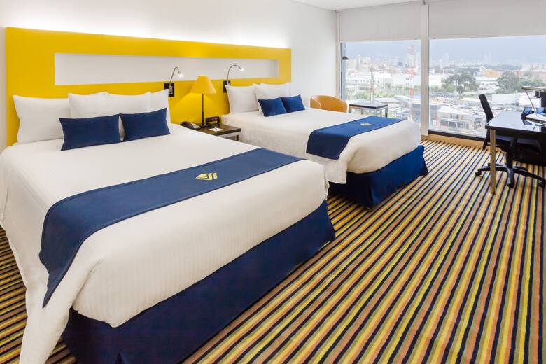 Guest room at the Wyndham Bogota in Bogota, Other than US/Canada