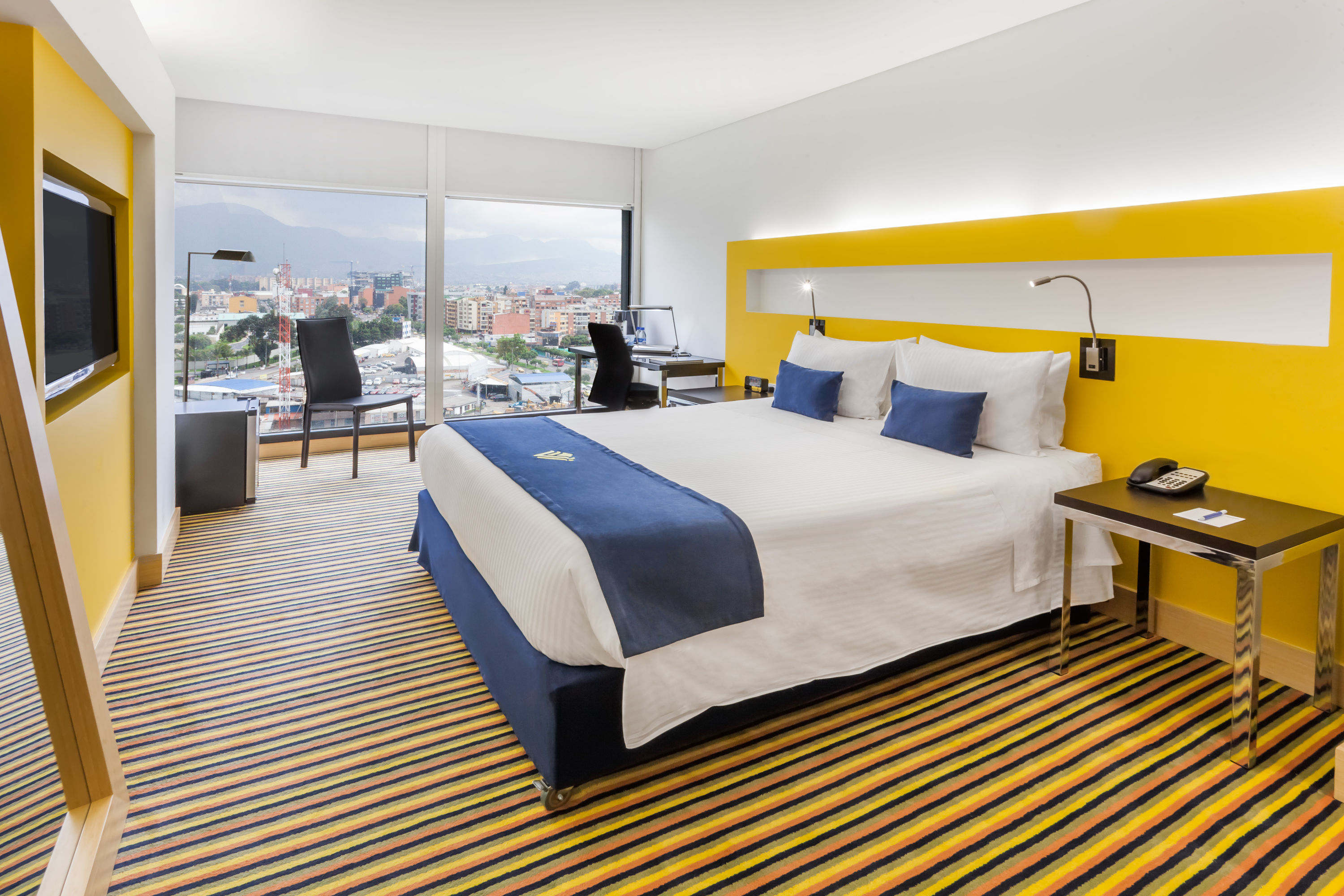 Guest room at the Wyndham Bogota in Bogota, Other than US/Canada