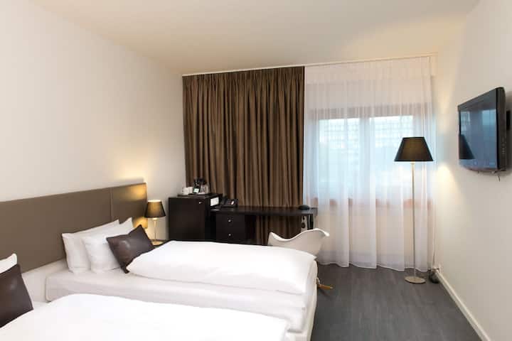 Guest room at the Wyndham Stuttgart Airport Messe in Stuttgart, Other than US/Canada