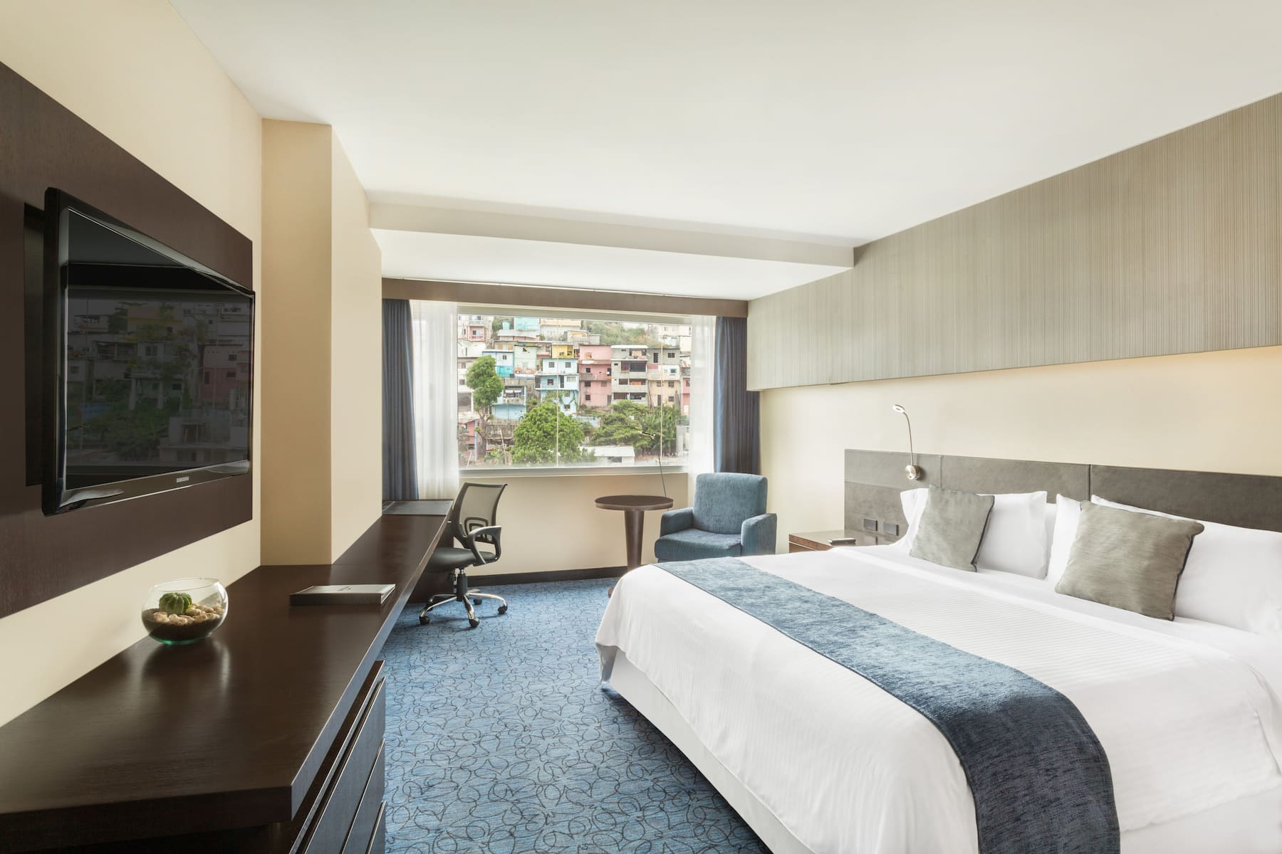 Guest room at the Wyndham Guayaquil Puerto Santa Ana in Guayaquil, Other than US/Canada