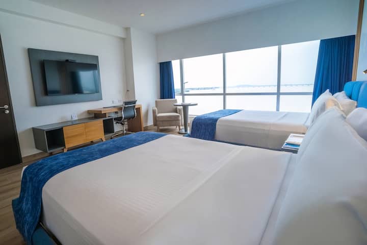 Guest room at the Wyndham Guayaquil Puerto Santa Ana in Guayaquil, Other than US/Canada