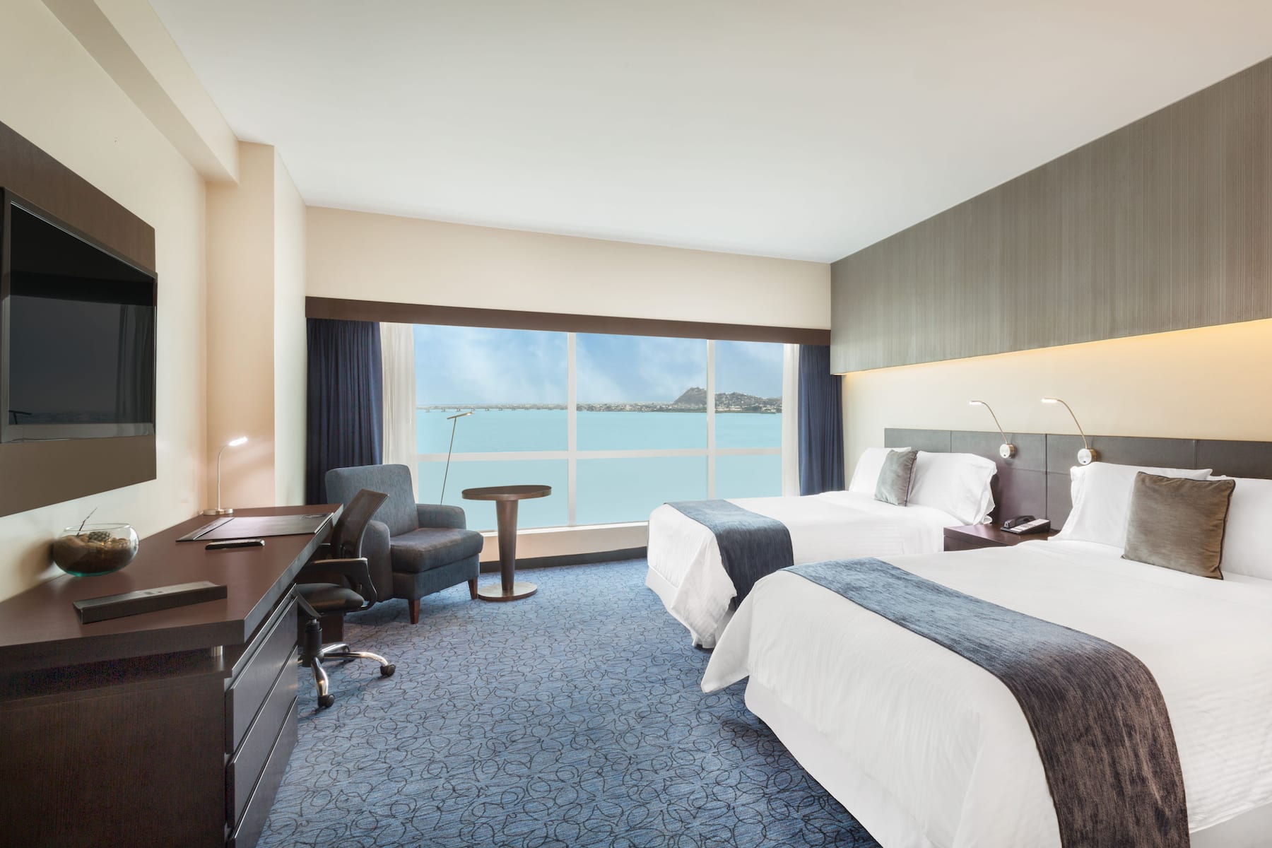 Guest room at the Wyndham Guayaquil Puerto Santa Ana in Guayaquil, Other than US/Canada
