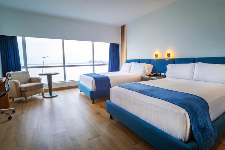 Guest room at the Wyndham Guayaquil Puerto Santa Ana in Guayaquil, Other than US/Canada