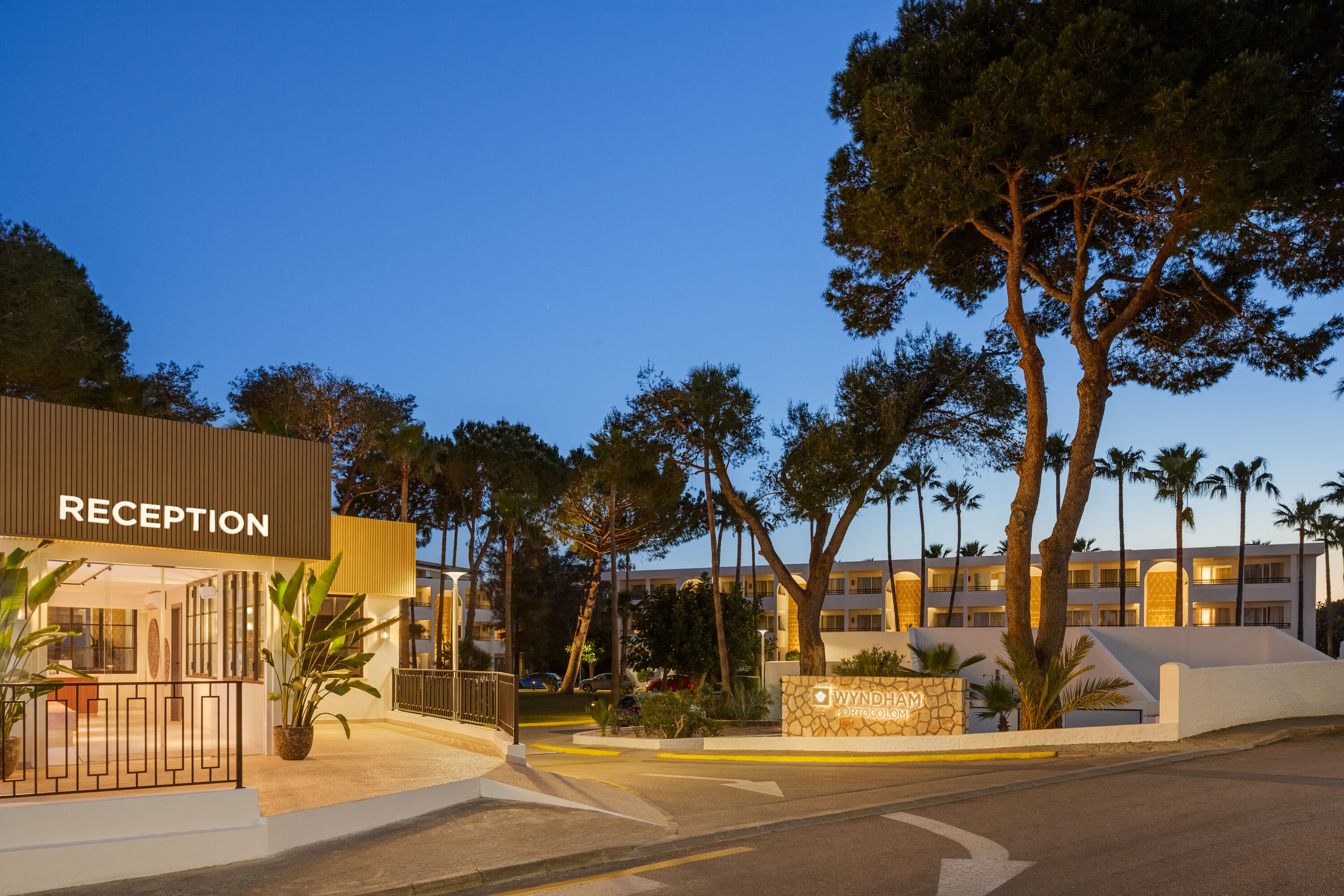 Exterior of Wyndham Mallorca Portocolom Resort hotel in Portocolom, Other than US/Canada