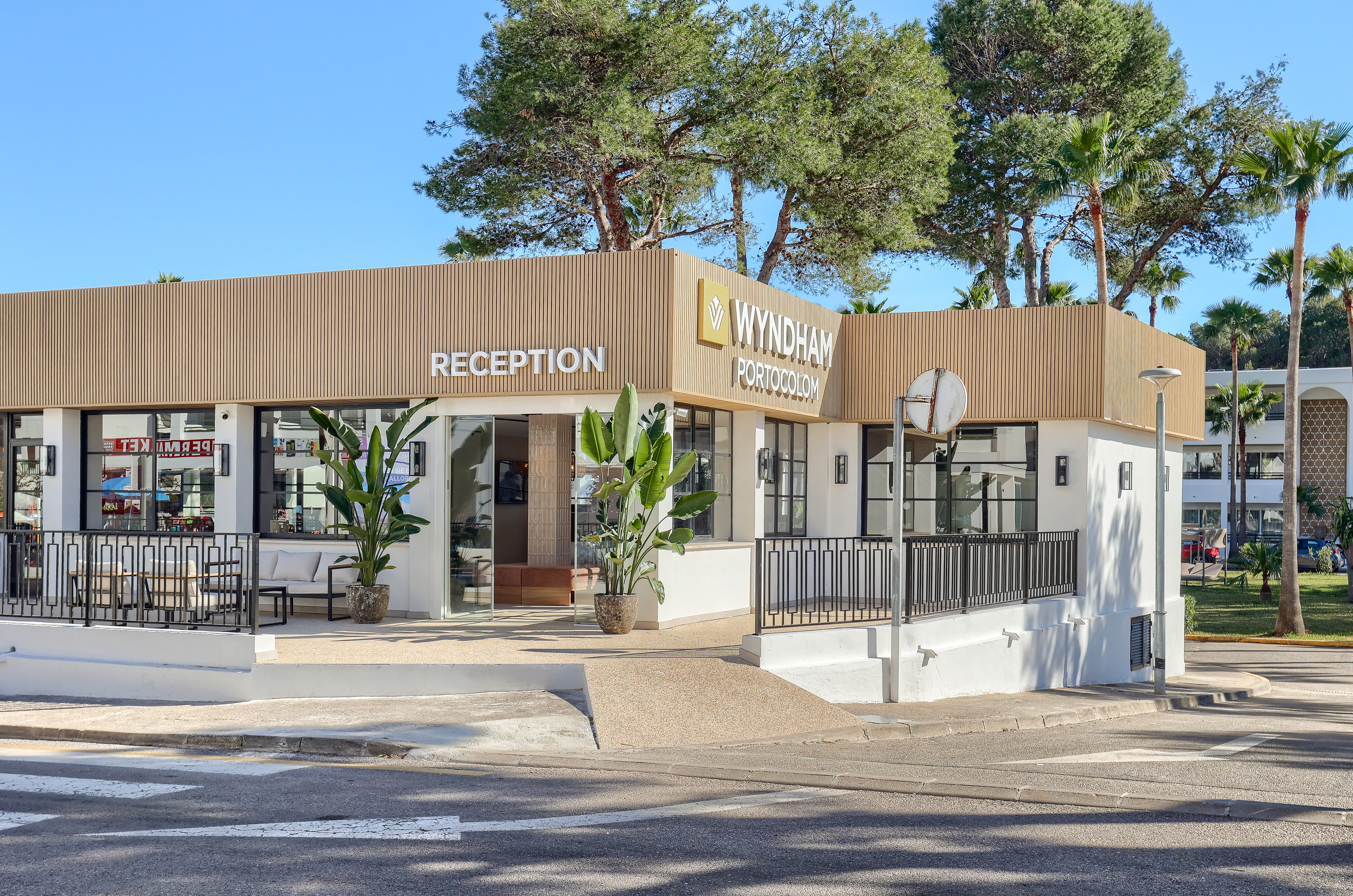 Exterior of Wyndham Mallorca Portocolom Resort hotel in Portocolom, Other than US/Canada