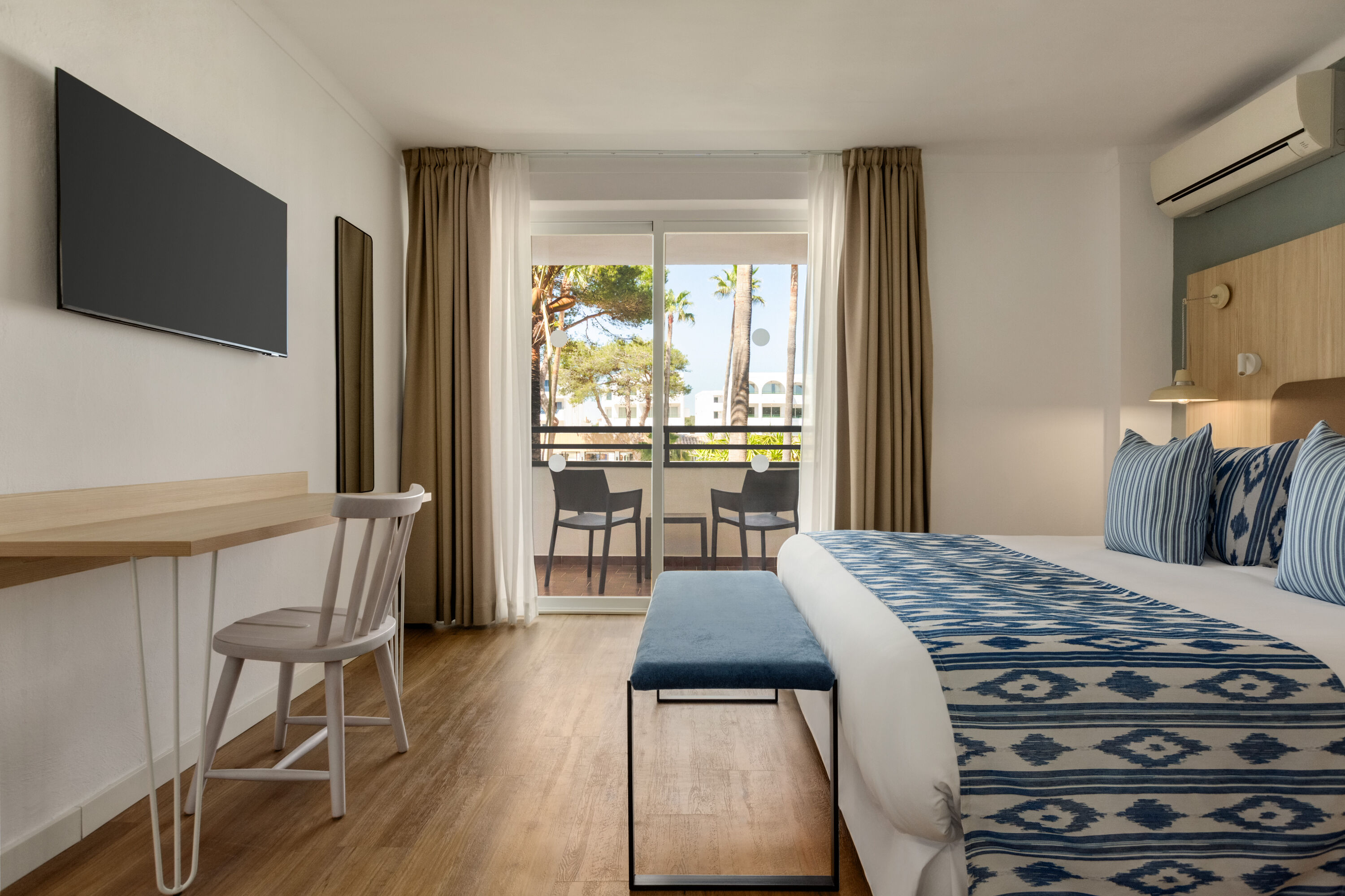 Guest room at the Wyndham Mallorca Portocolom Resort in Portocolom, Other than US/Canada