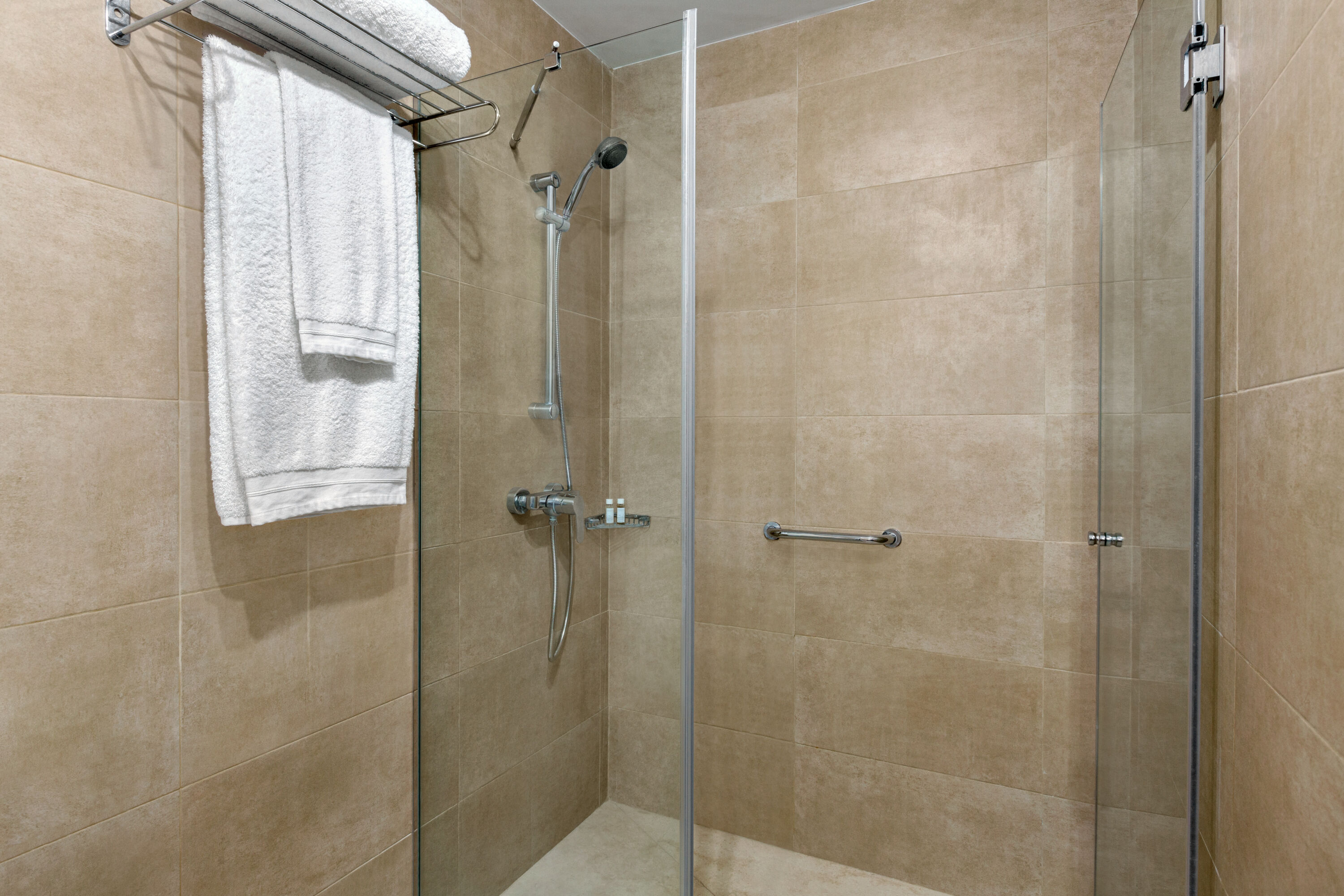 Guest room bath at the Wyndham Residences Tenerife Golf del Sur in San Miguel de Abona, Other than US/Canada