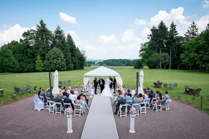 Wyndham Halcyon Resort La Souterraine ballroom wedding in La Souterraine, Other than US/Canada
