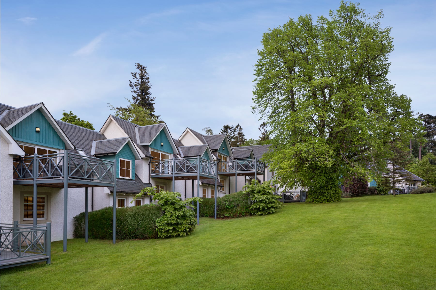 Exterior of Wyndham Duchally Country Estate hotel in Auchterarder, Other than US/Canada