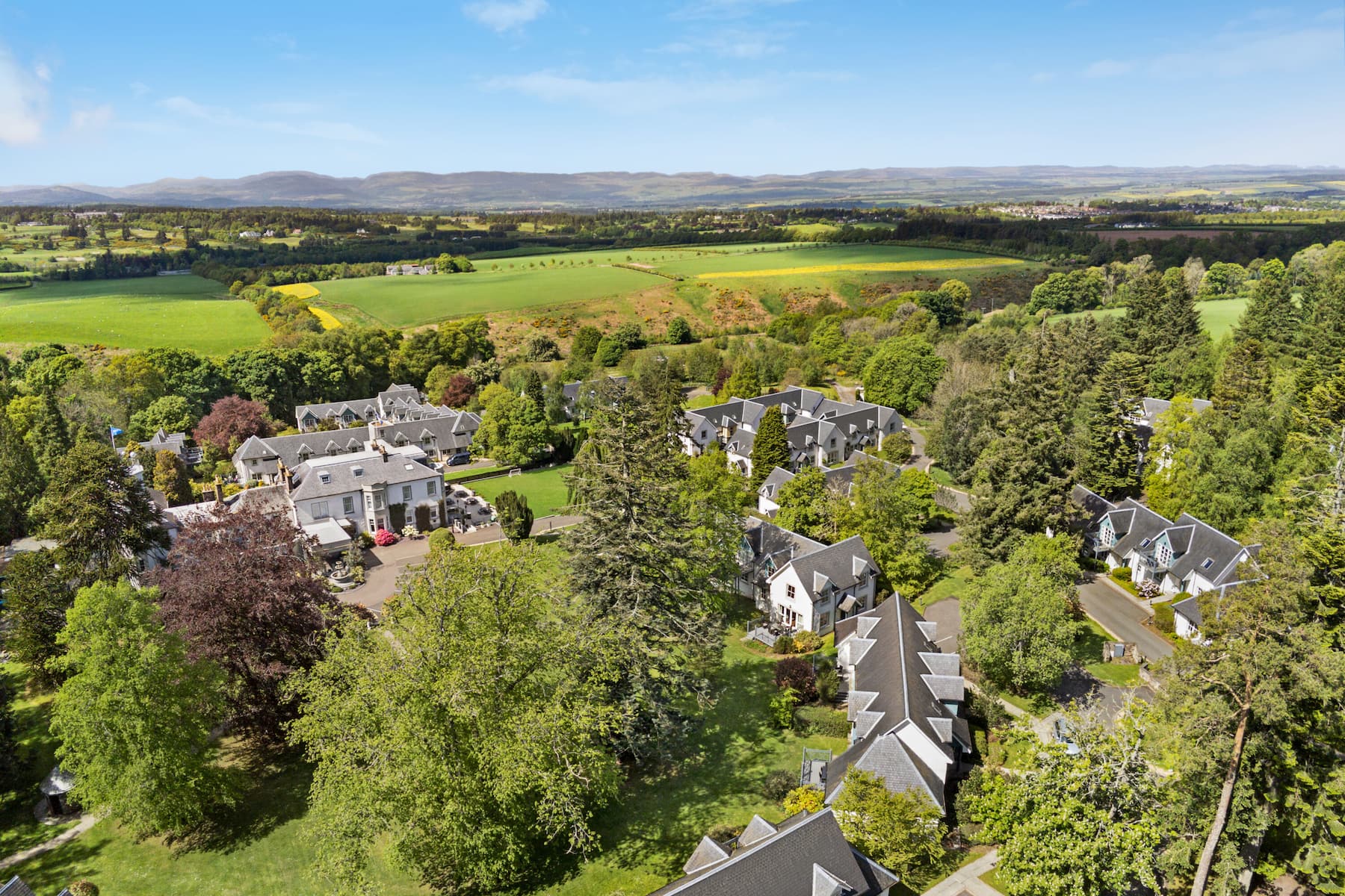 Exterior of Wyndham Duchally Country Estate hotel in Auchterarder, Other than US/Canada