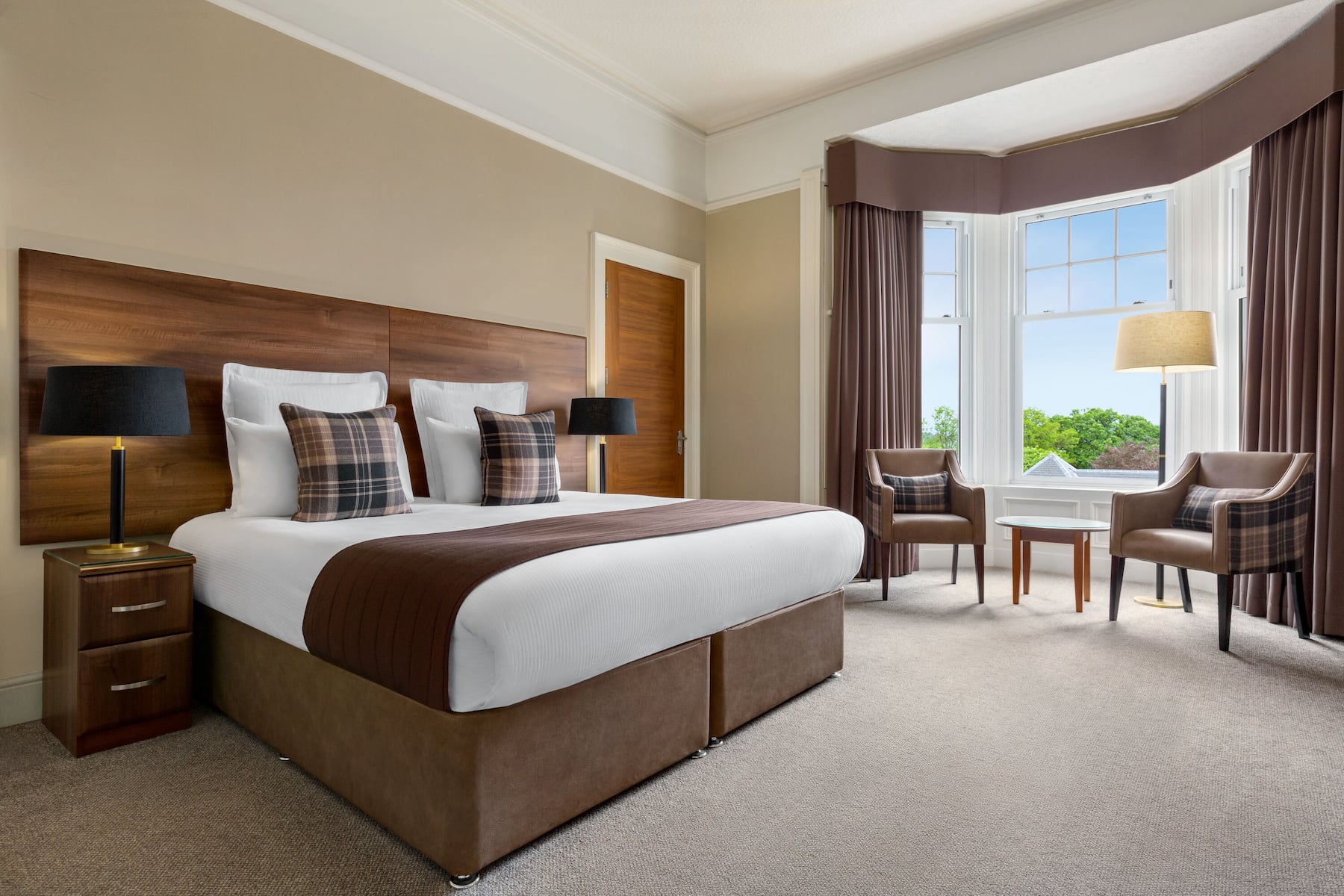 Guest room at the Wyndham Duchally Country Estate in Auchterarder, Other than US/Canada