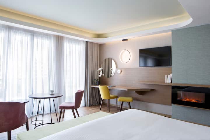 Guest room at the Wyndham Athens Residence in Athens, Other than US/Canada