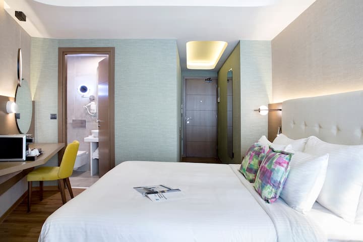 Guest room at the Wyndham Athens Residence in Athens, Other than US/Canada