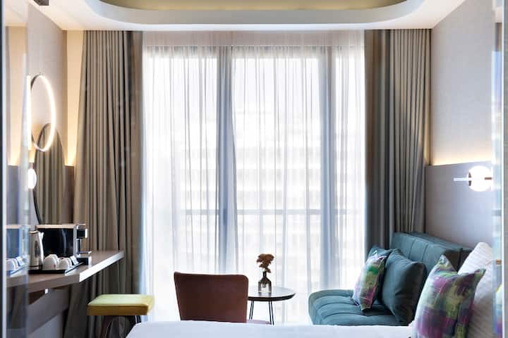 Guest room at the Wyndham Athens Residence in Athens, Other than US/Canada