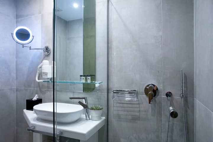 Guest room bath at the Wyndham Athens Residence in Athens, Other than US/Canada