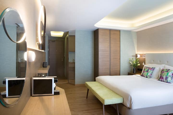 Guest room at the Wyndham Athens Residence in Athens, Other than US/Canada
