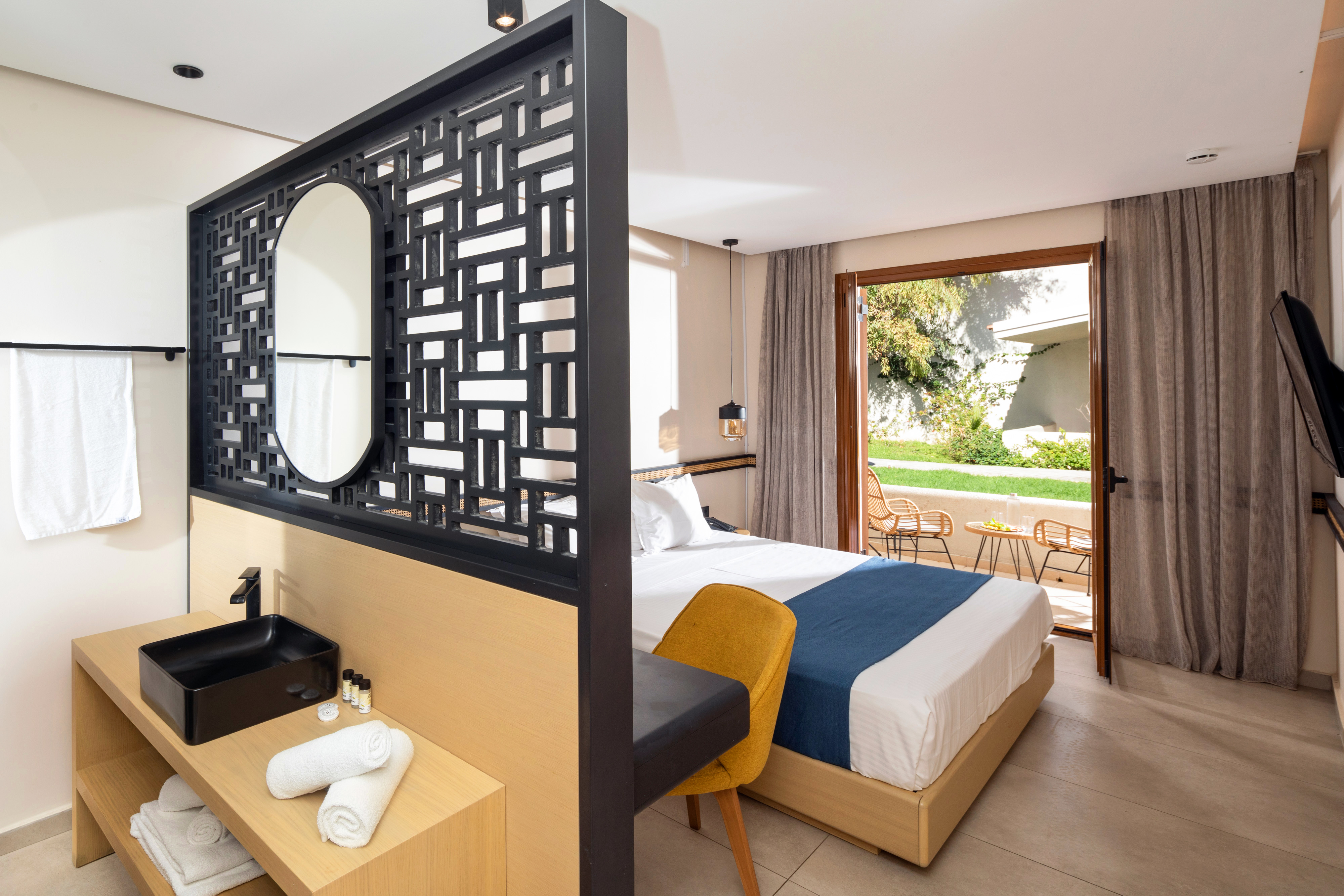 Guest room at the Wyndham Corfu Acharavi in Corfu, Other than US/Canada