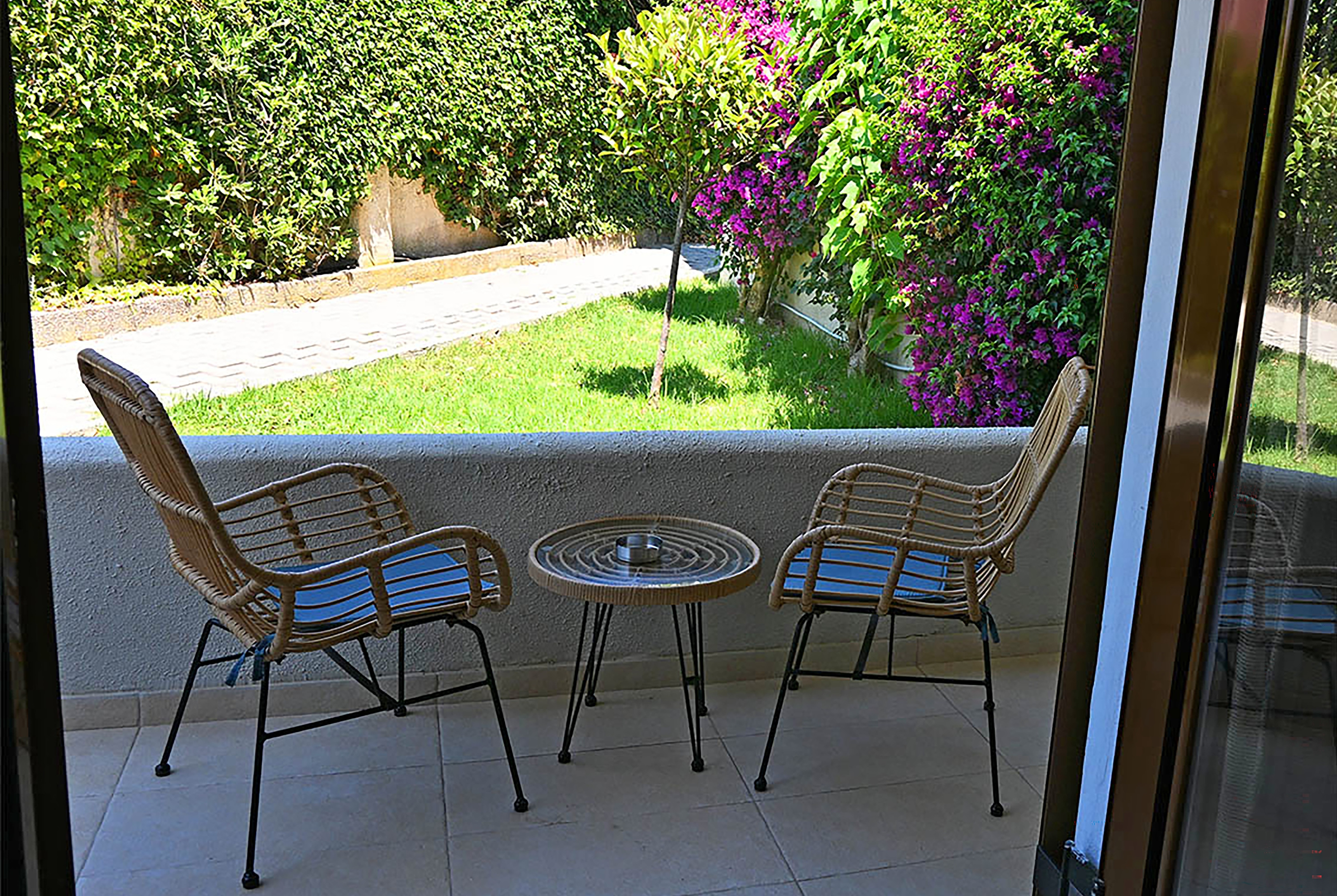 Guest room patio at the Wyndham Corfu Acharavi in Corfu, Other than US/Canada