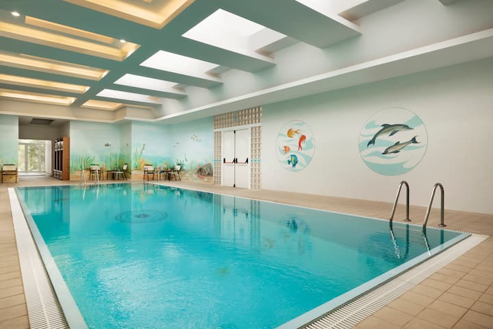 Indoor pool at the Wyndham Loutraki Poseidon Resort in Loutraki, Other than US/Canada