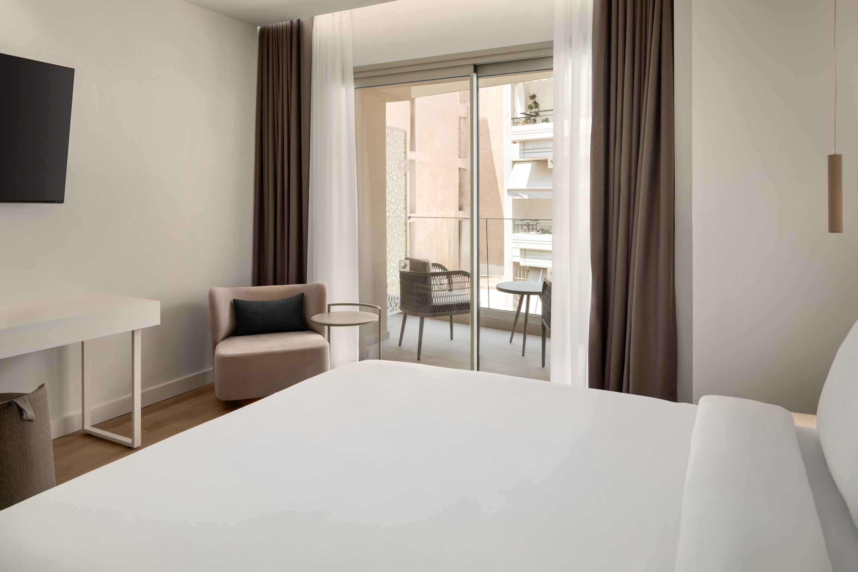 Guest room at the Wyndham Residences Piraeus Marina Zeas in Piraeus, Other than US/Canada