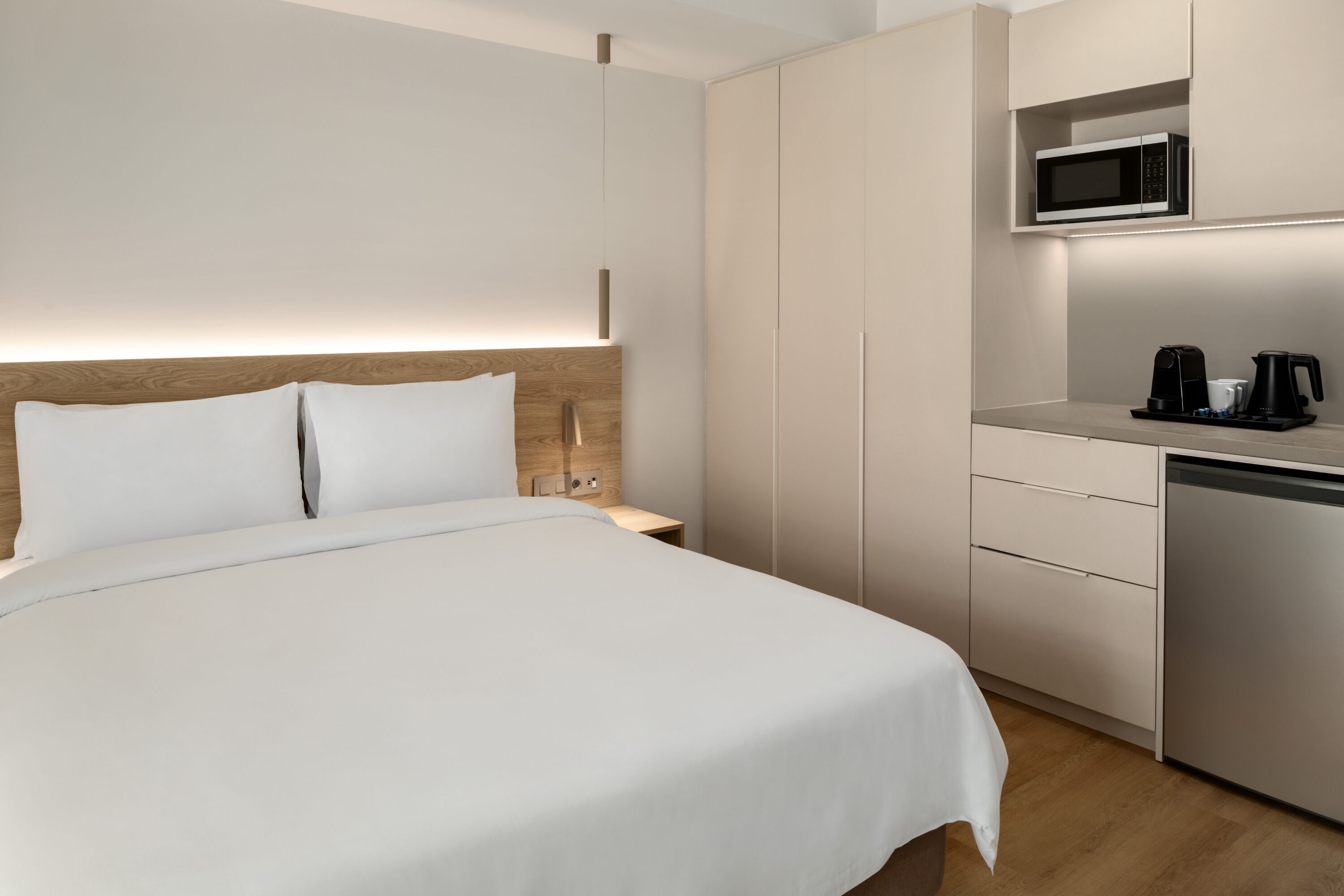 Guest room at the Wyndham Residences Piraeus Marina Zeas in Piraeus, Other than US/Canada