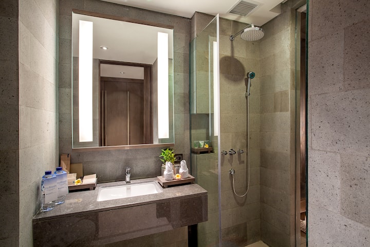 Guest room at the Wyndham Tamansari Jivva Resort Bali in Bali, Other than US/Canada