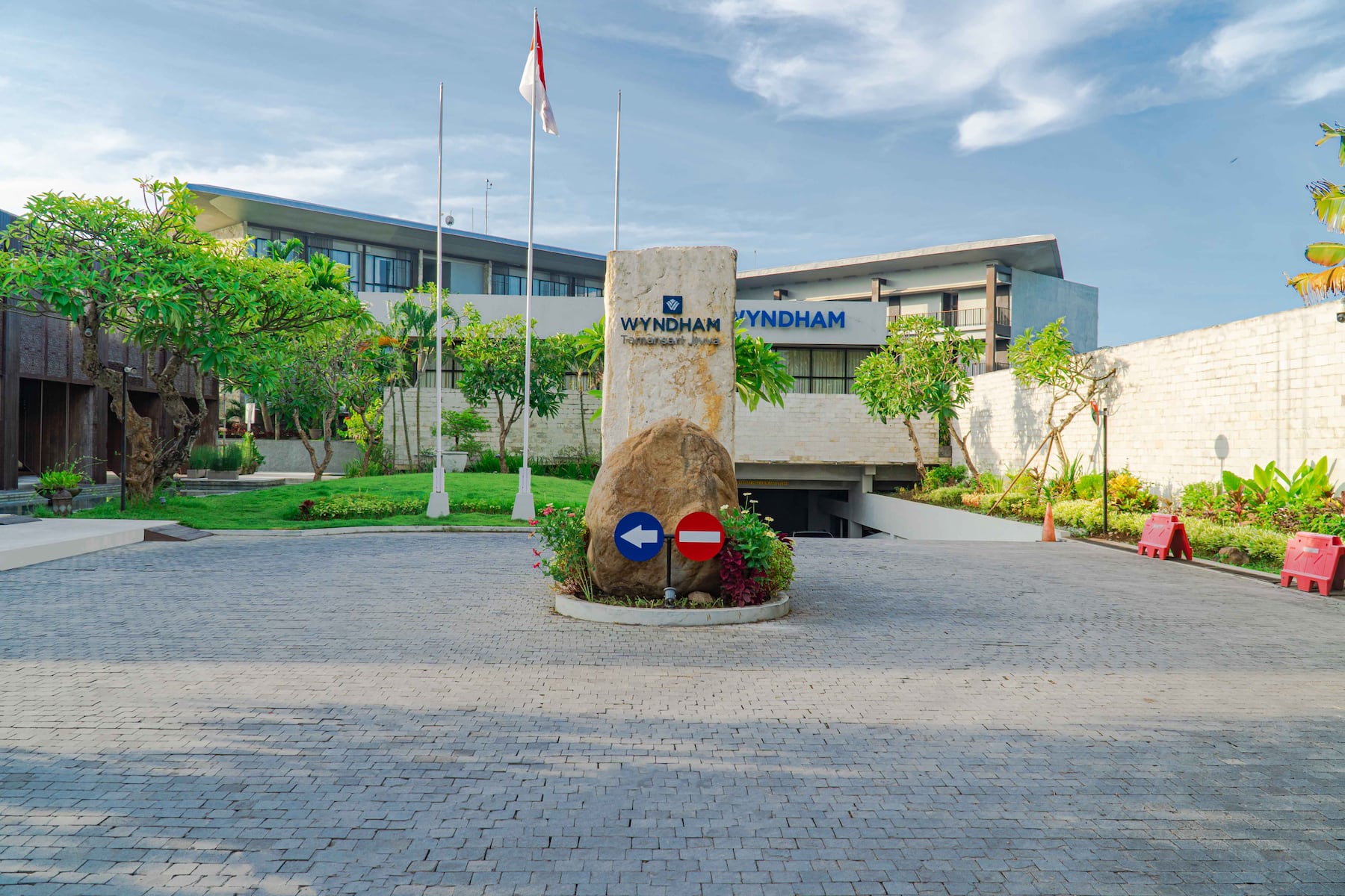 Exterior of Wyndham Tamansari Jivva Resort Bali hotel in Bali, Other than US/Canada