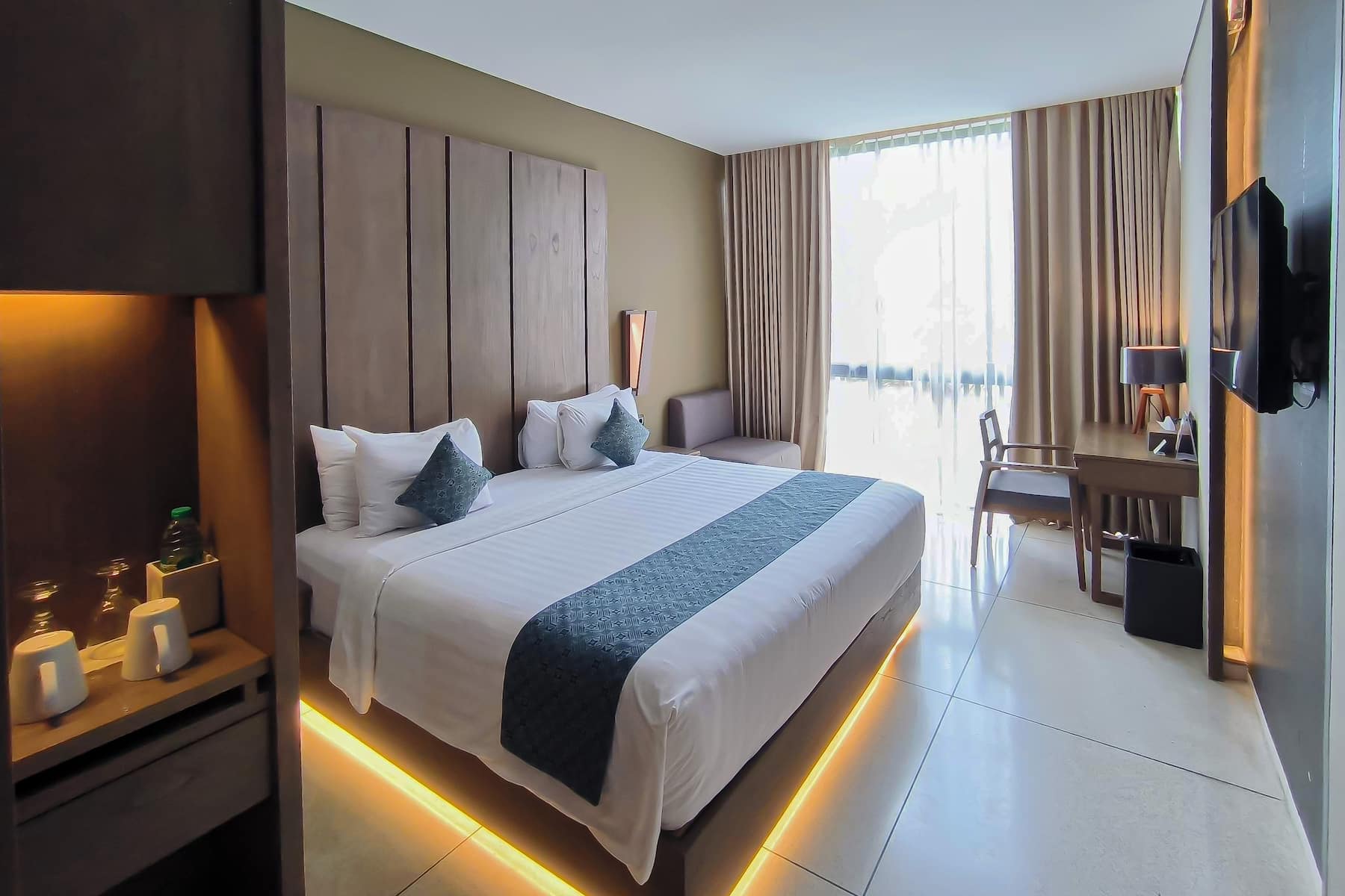 Guest room at the Wyndham Tamansari Jivva Resort Bali in Bali, Other than US/Canada