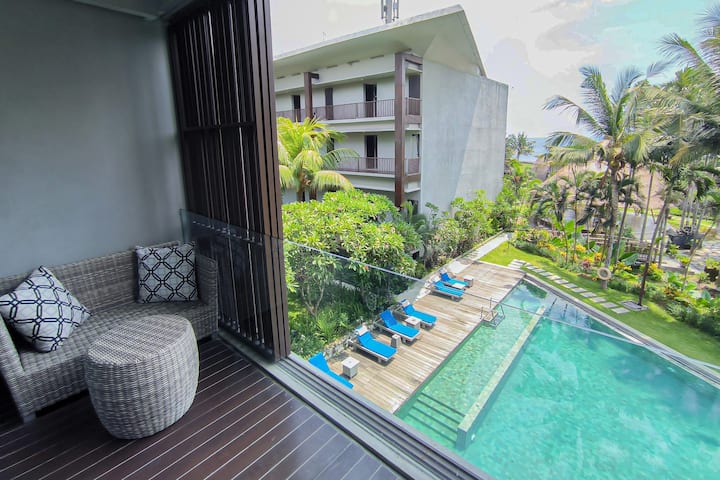 Guest room at the Wyndham Tamansari Jivva Resort Bali in Bali, Other than US/Canada