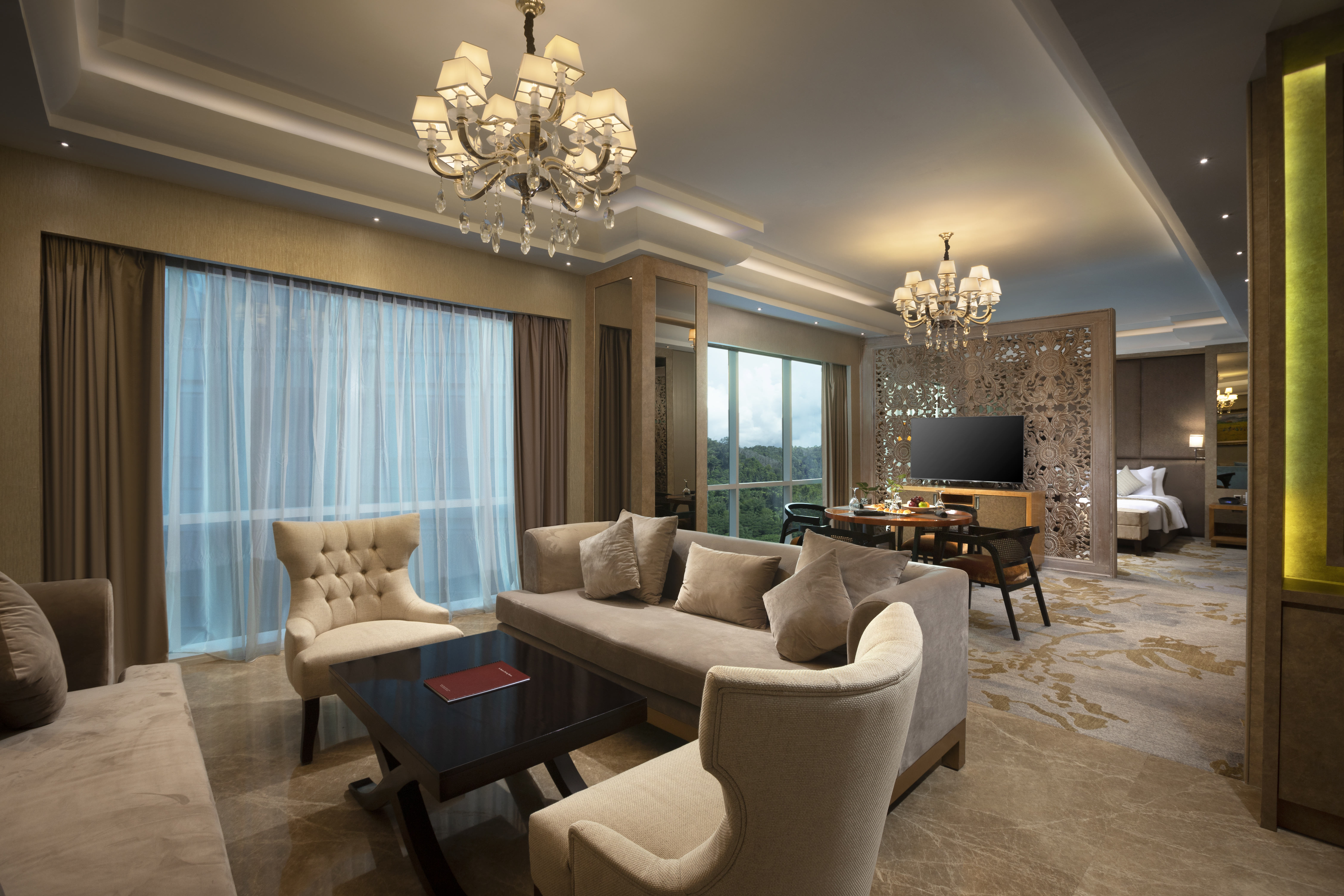 Guest room at the Wyndham Panbil Batam in Batam, Other than US/Canada