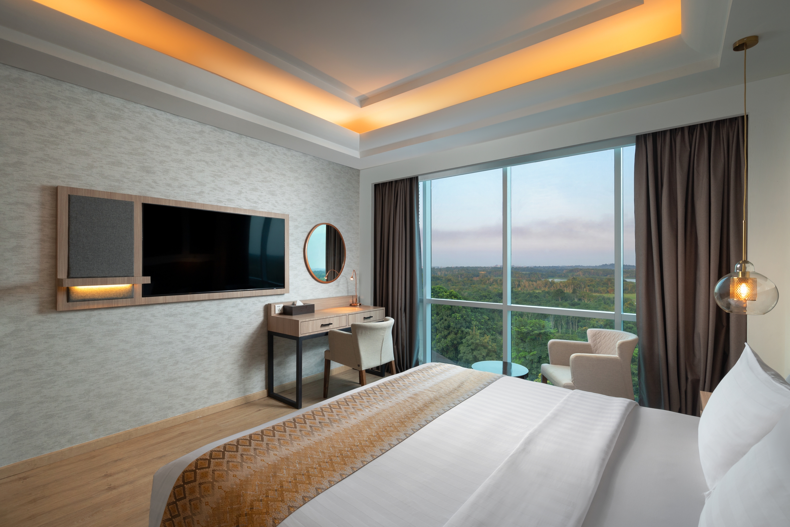 Guest room at the Wyndham Panbil Batam in Batam, Other than US/Canada