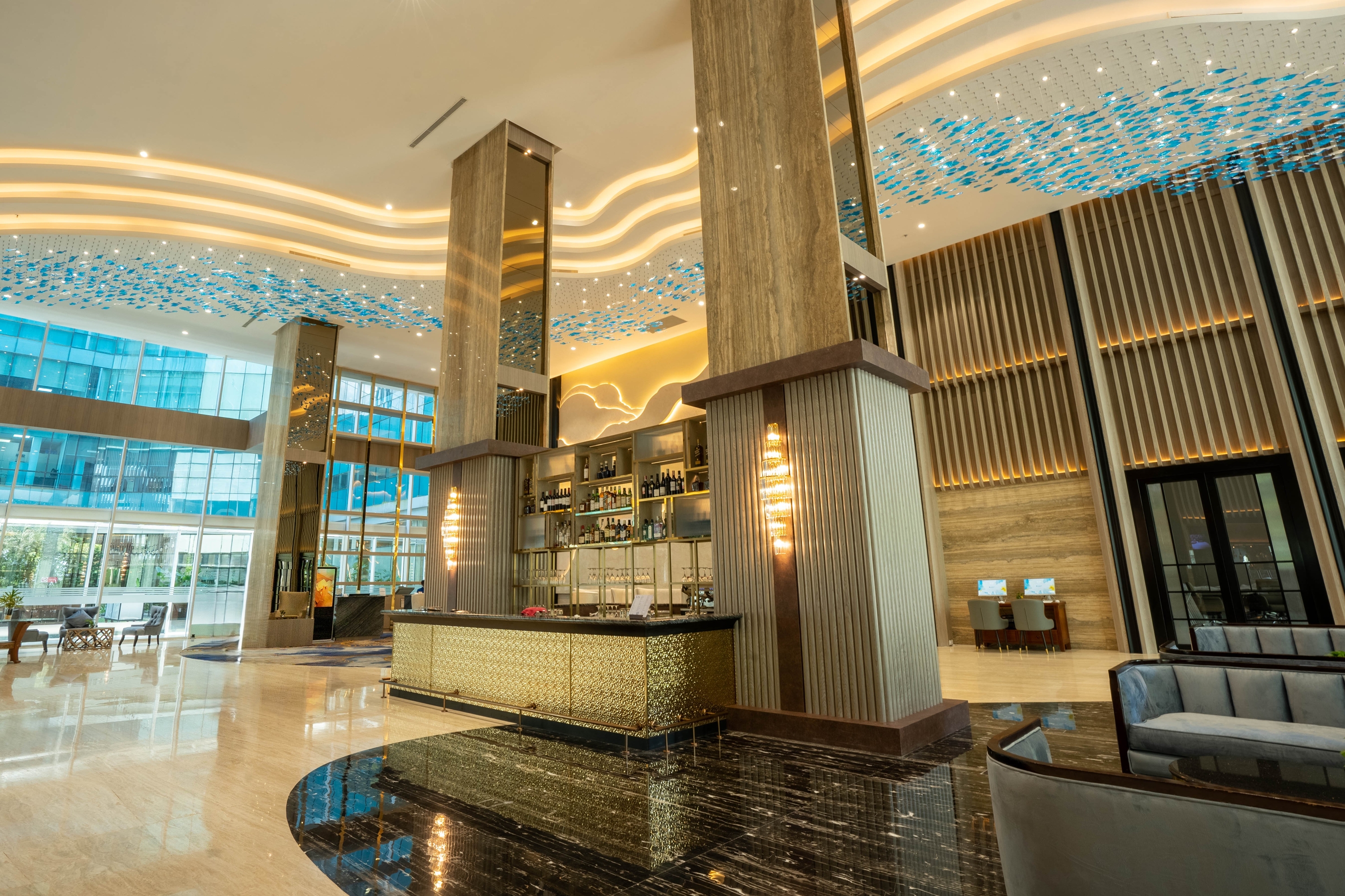 Lobby bar at Wyndham Panbil Batam in Batam, Other than US/Canada