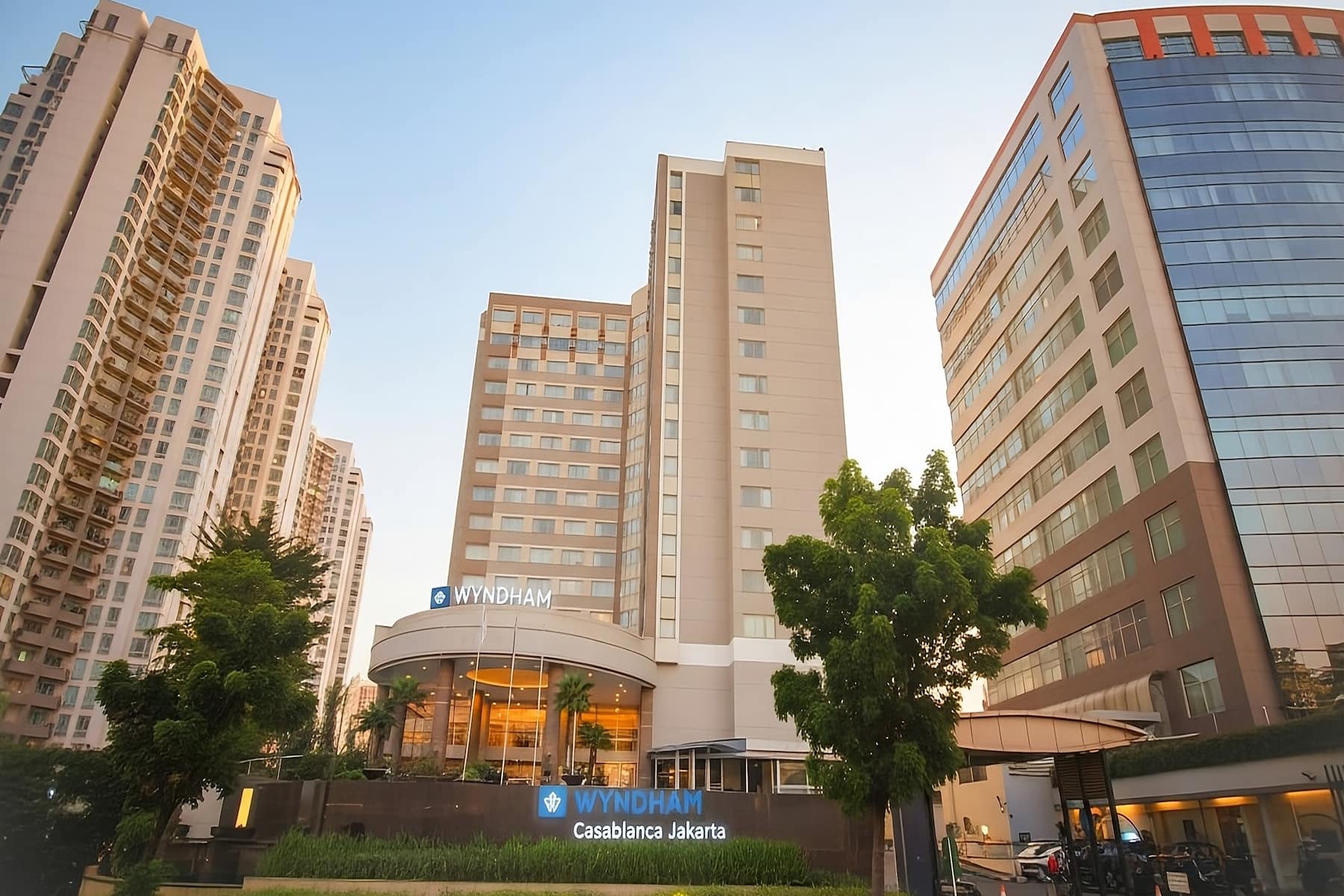 Exterior of Wyndham Casablanca Jakarta hotel in Jakarta, Other than US/Canada