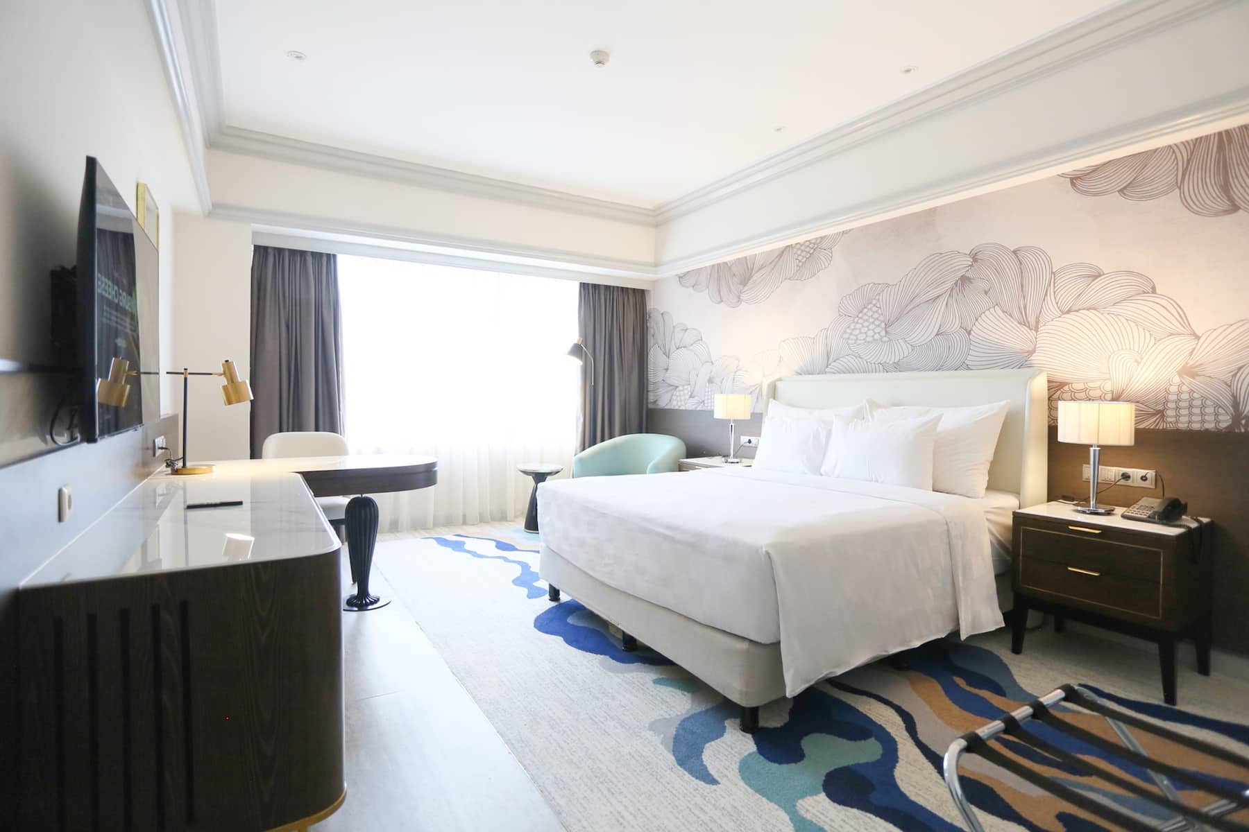 Guest room at the Wyndham Casablanca Jakarta in Jakarta, Other than US/Canada