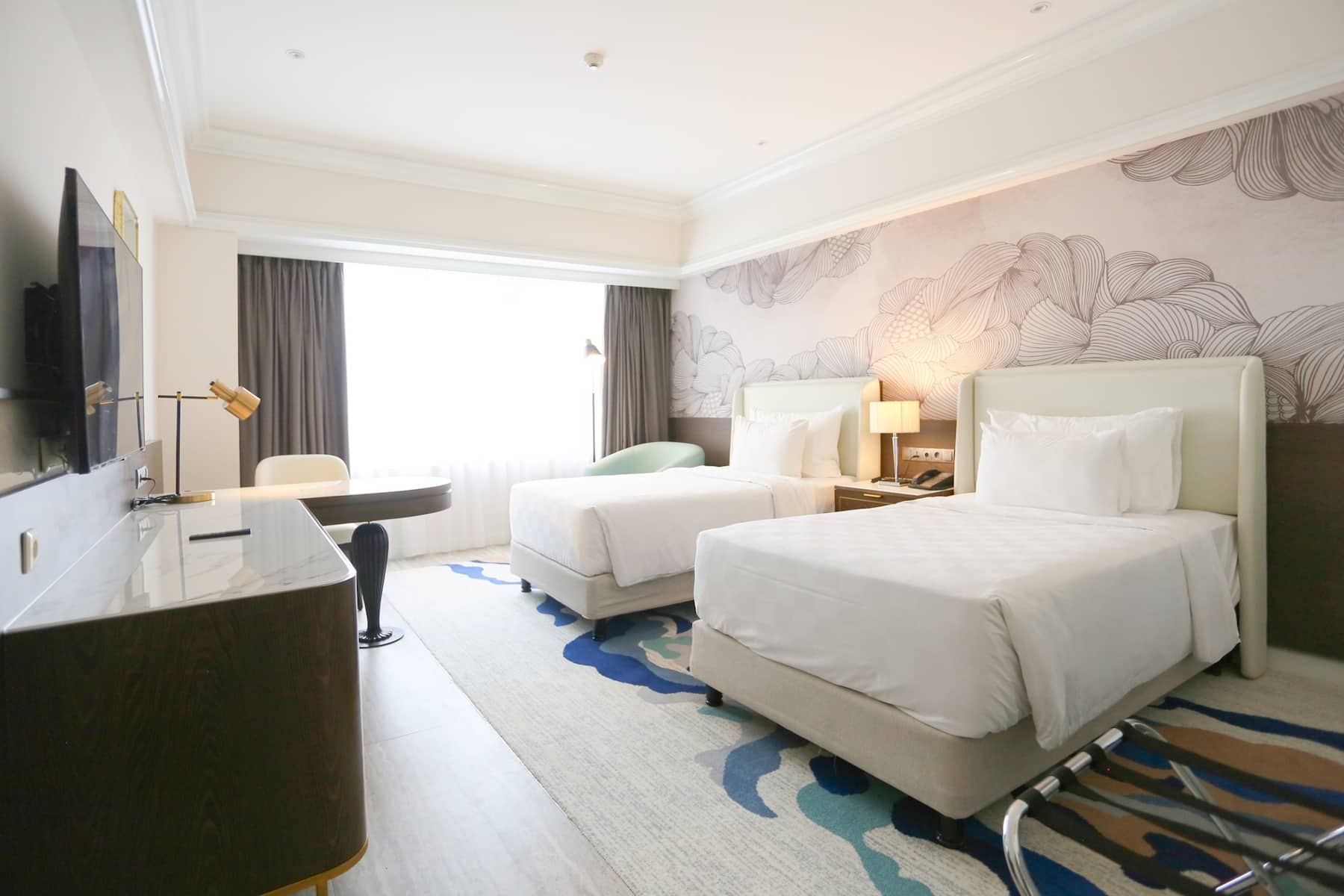 Guest room at the Wyndham Casablanca Jakarta in Jakarta, Other than US/Canada
