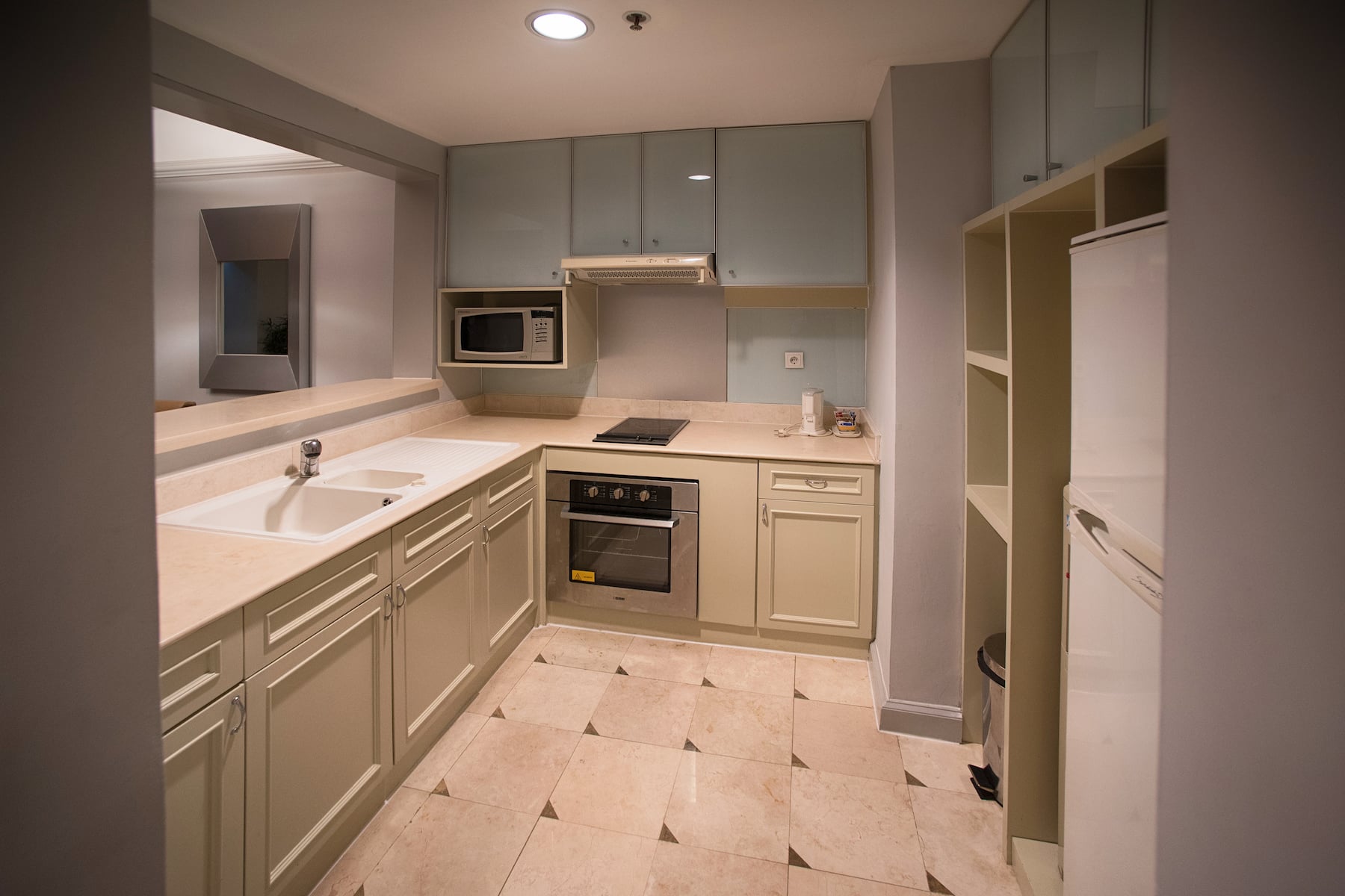 Guest room kitchen at Wyndham Casablanca Jakarta in Jakarta, Other than US/Canada