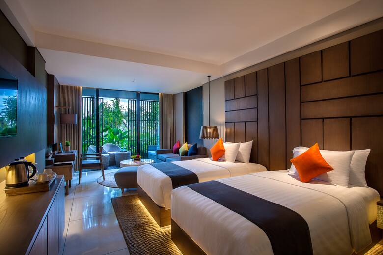 Guest room at the Wyndham Tamansari Jivva Resort Bali in Klungkung, Other than US/Canada