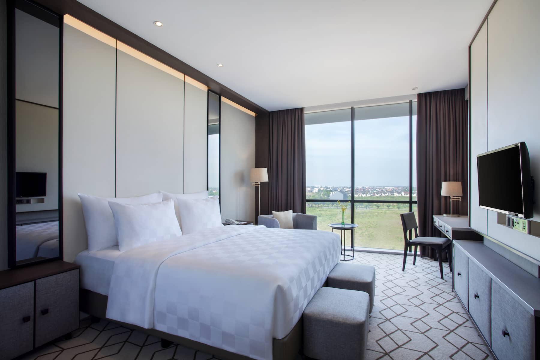 Guest room at the Wyndham Opi Hotel Palembang in Palembang, Other than US/Canada