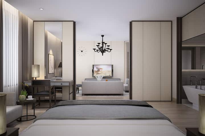 Guest room at the Wyndham Opi Hotel Palembang in Palembang, Other than US/Canada