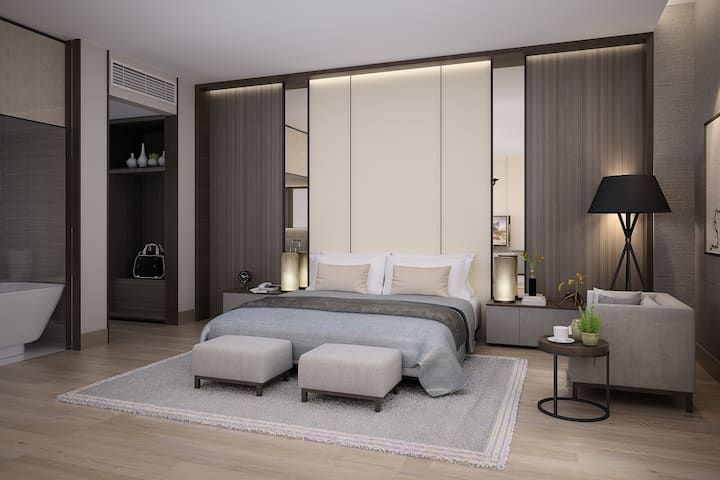 Guest room at the Wyndham Opi Hotel Palembang in Palembang, Other than US/Canada