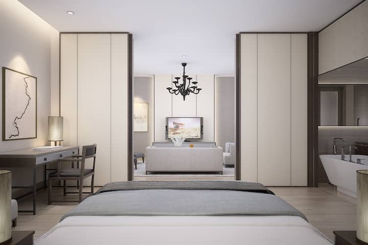 Guest room at the Wyndham Opi Hotel Palembang in Palembang, Other than US/Canada
