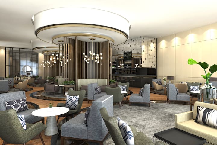 Bar at Wyndham Opi Hotel Palembang in Palembang, Other than US/Canada