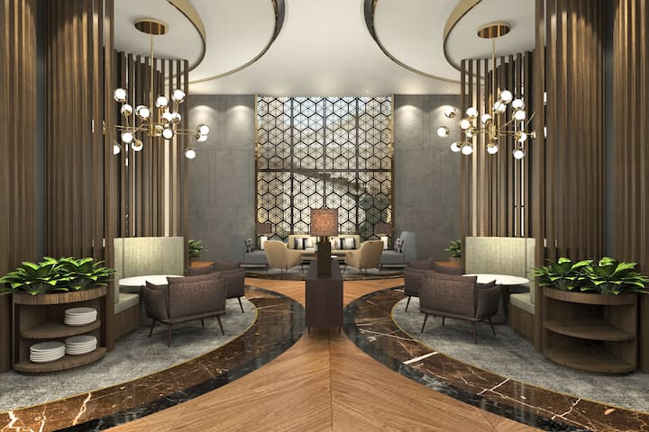 Bar at Wyndham Opi Hotel Palembang in Palembang, Other than US/Canada