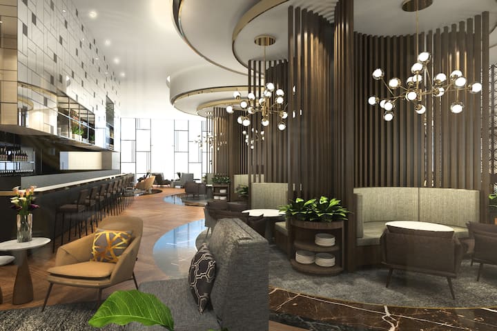 Bar at Wyndham Opi Hotel Palembang in Palembang, Other than US/Canada