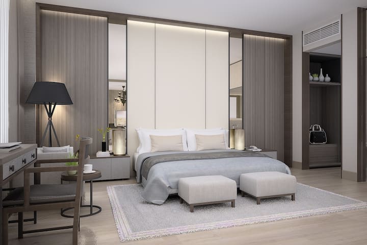 Guest room at the Wyndham Opi Hotel Palembang in Palembang, Other than US/Canada