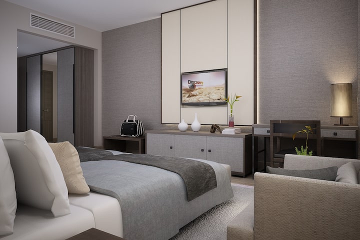 Guest room at the Wyndham Opi Hotel Palembang in Palembang, Other than US/Canada