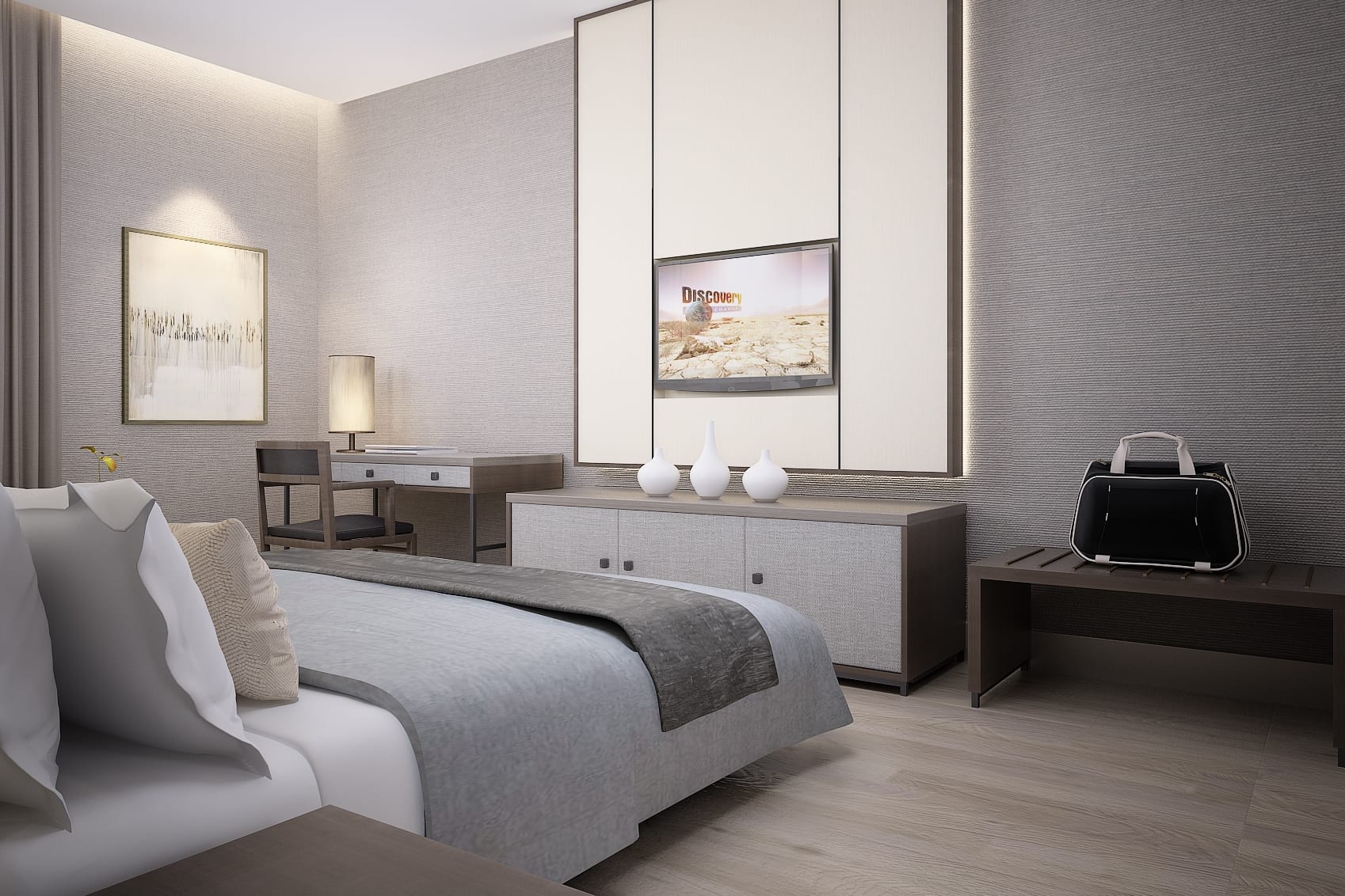 Guest room at the Wyndham Opi Hotel Palembang in Palembang, Other than US/Canada