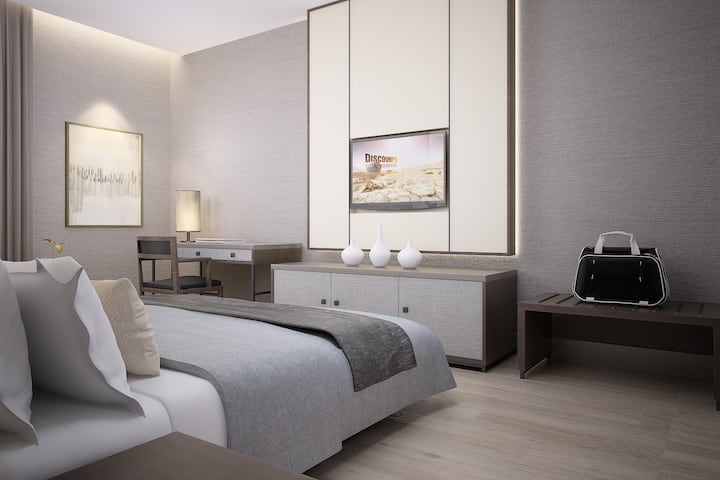 Guest room at the Wyndham Opi Hotel Palembang in Palembang, Other than US/Canada