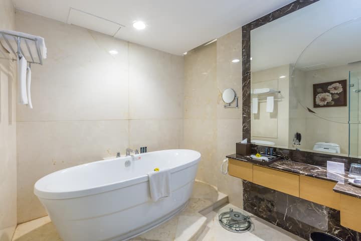 Guest room at the Wyndham Surabaya City Centre in Surabaya, Other than US/Canada
