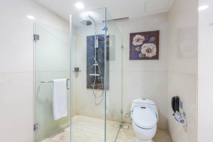 Guest room at the Wyndham Surabaya City Centre in Surabaya, Other than US/Canada